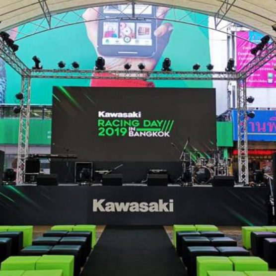 บริการให้เช่าจอ LED_Kawasaki Racing Day